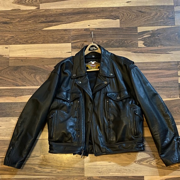 Harley Davidson Men’s Leather Jacket- XL - Picture 1 of 10